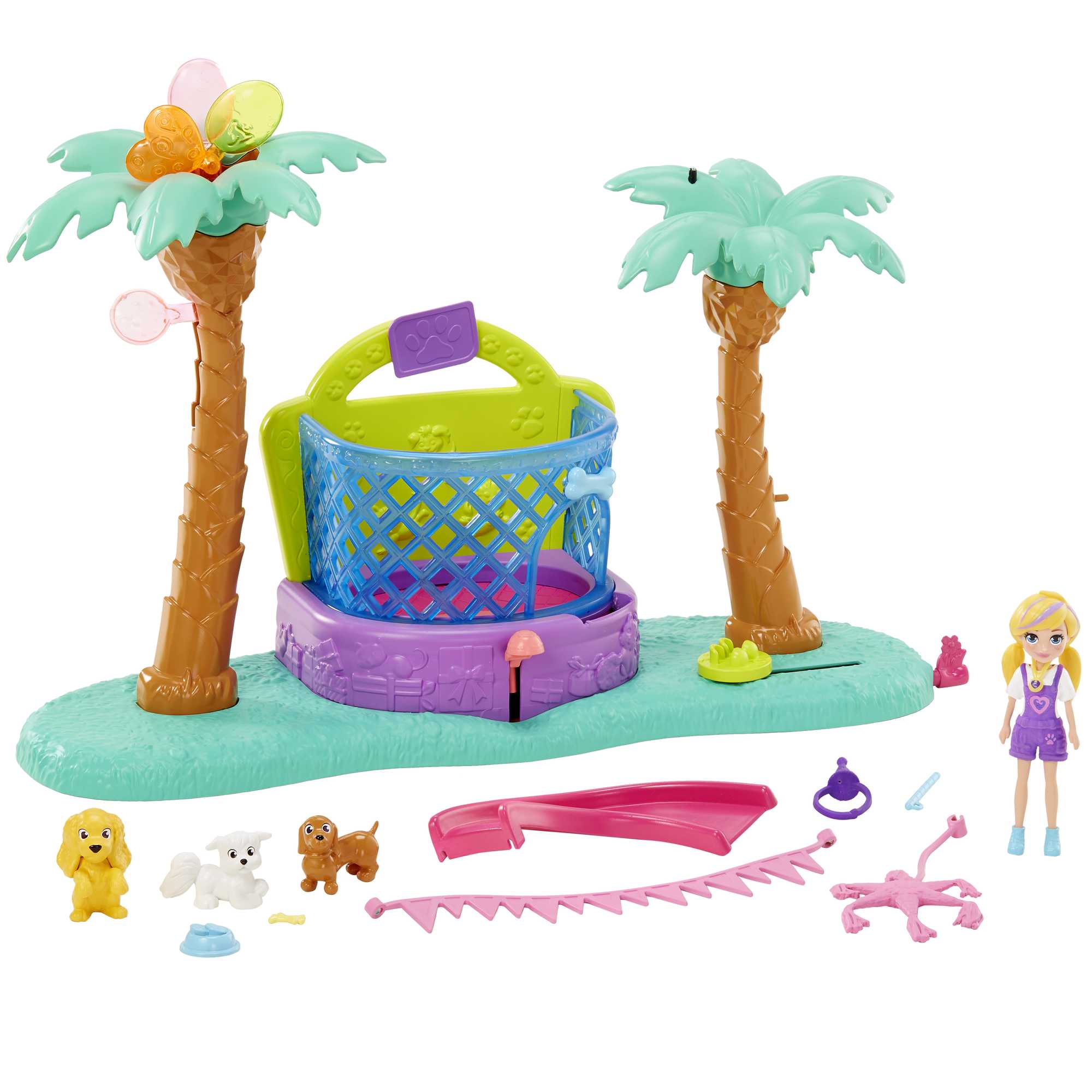 Polly Pocket: Set De Juego Parque Tematico De Mascotas