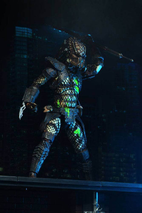 NECA Figura de Accion Ultimate: Depredador 2 - Cazador de la Ciudad Herido 7 Pulgadas