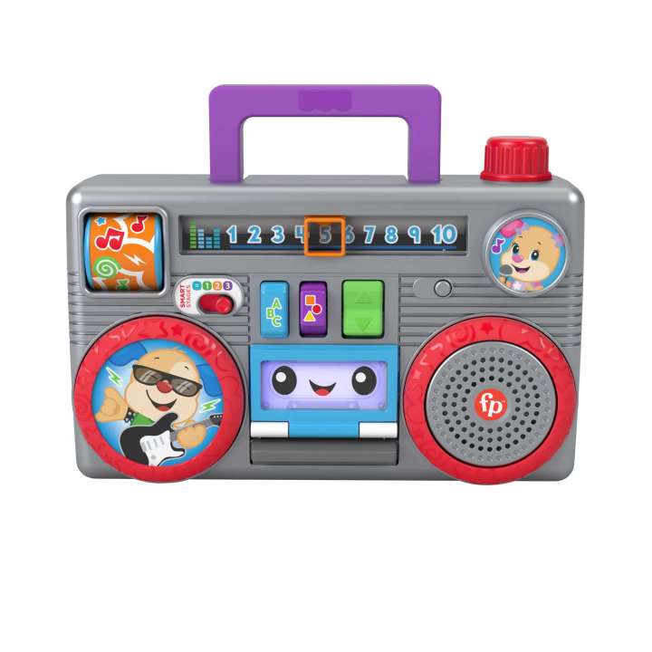 Fisher Price: Rie Y Aprende Radio Portatil Baila Y Aprende