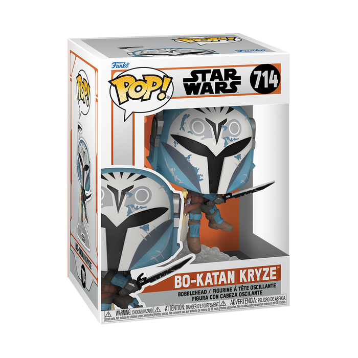 Funko Pop Star Wars: The Mandalorian - Bo Katan con Darksaber y Jet Pack