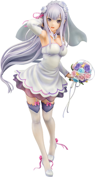 Phat Company Scale Figure: Re Zero Starting Life In Another World - Emilia Wedding Escala 1/7