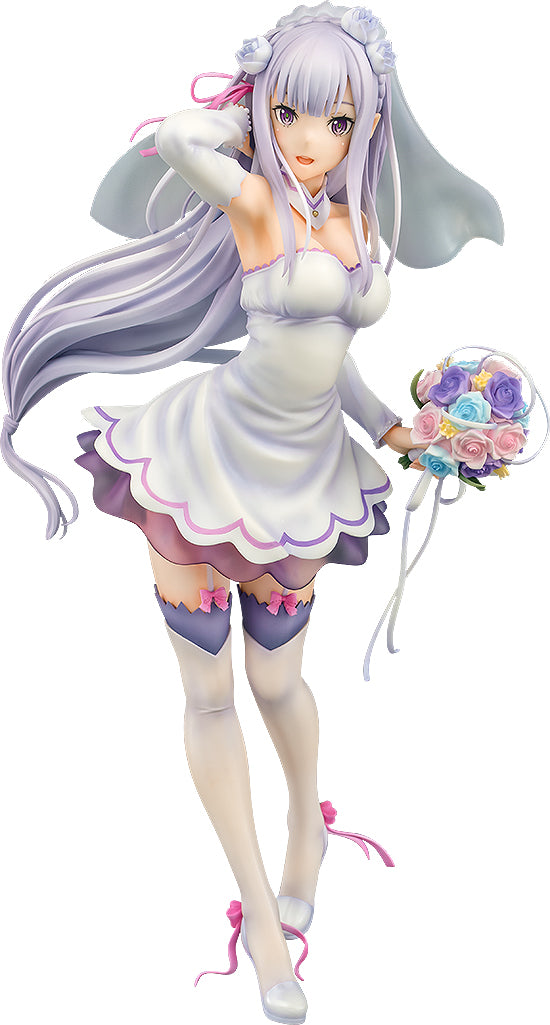 Phat Company Scale Figure: Re Zero Starting Life In Another World - Emilia Wedding Escala 1/7