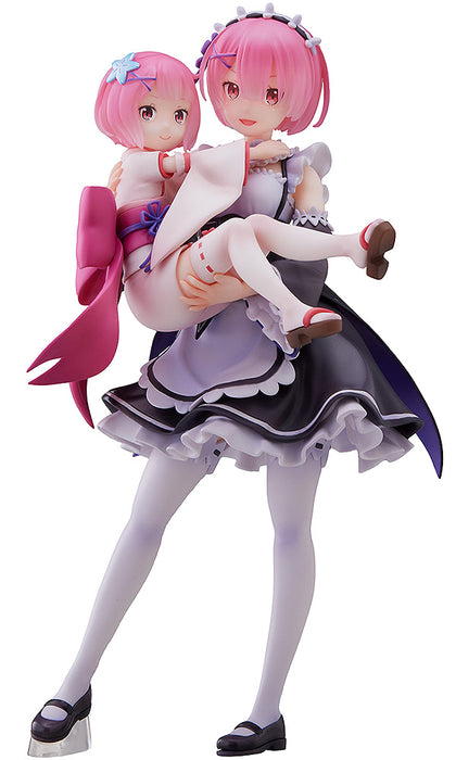 Sega Scale Figure: Re Zero Starting Life In Another World - Ram Y Childhood Ram Escala 1/7