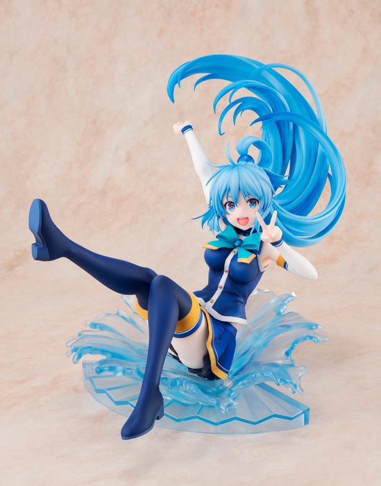 Kadokawa Scale Figure: Kono Suba Gods Blessing On This Wonderful World - Aqua Sneaker Bunko 30 Aniversario Escala 1/7