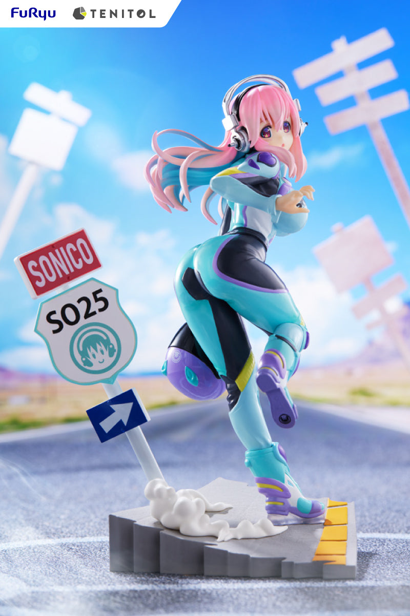 Furyu Figures Tenitol: Super Sonico - Super Sonico Traje De Piloto