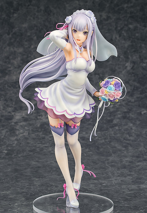 Phat Company Scale Figure: Re Zero Starting Life In Another World - Emilia Wedding Escala 1/7