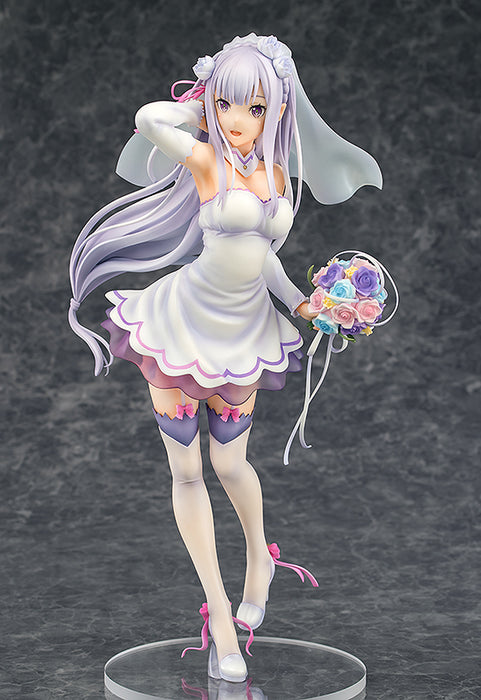 Phat Company Scale Figure: Re Zero Starting Life In Another World - Emilia Wedding Escala 1/7