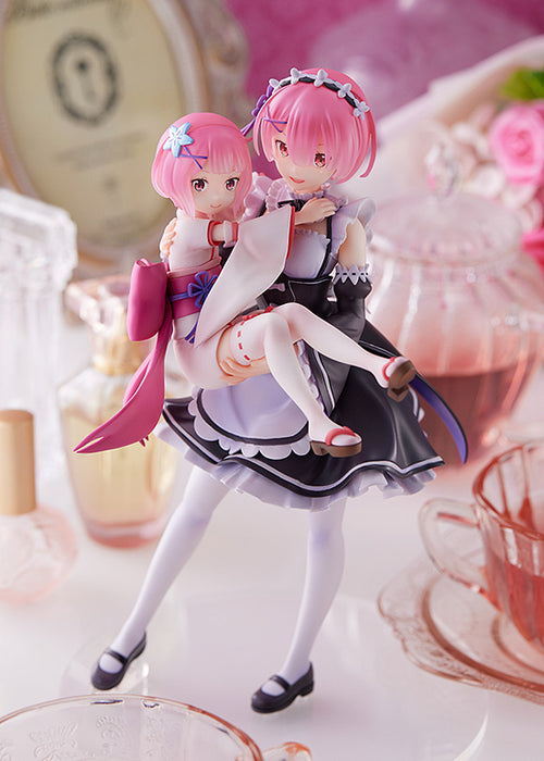 Sega Scale Figure: Re Zero Starting Life In Another World - Ram Y Childhood Ram Escala 1/7