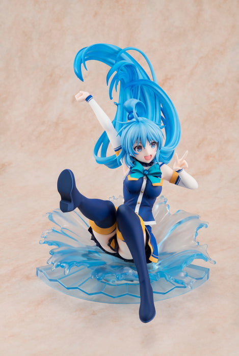 Kadokawa Scale Figure: Kono Suba Gods Blessing On This Wonderful World - Aqua Sneaker Bunko 30 Aniversario Escala 1/7