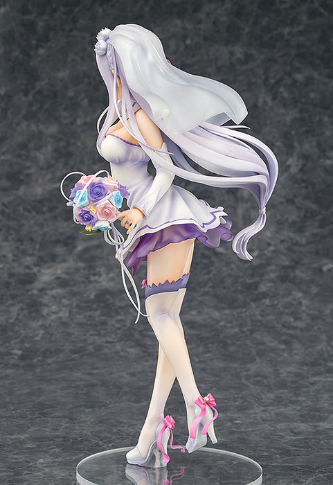 Phat Company Scale Figure: Re Zero Starting Life In Another World - Emilia Wedding Escala 1/7