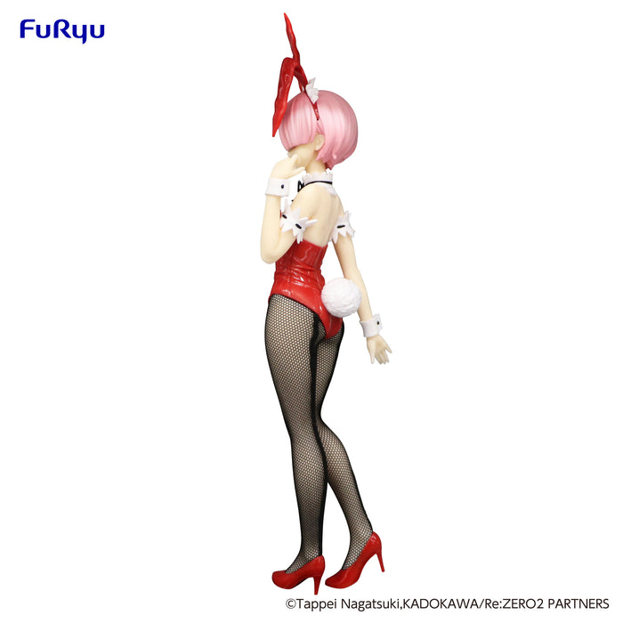 Furyu Figures Bicute Bunnies: Re Zero Starting Life In Another World - Ram Bunny Color Rojo