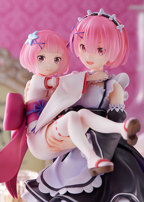 Sega Scale Figure: Re Zero Starting Life In Another World - Ram Y Childhood Ram Escala 1/7