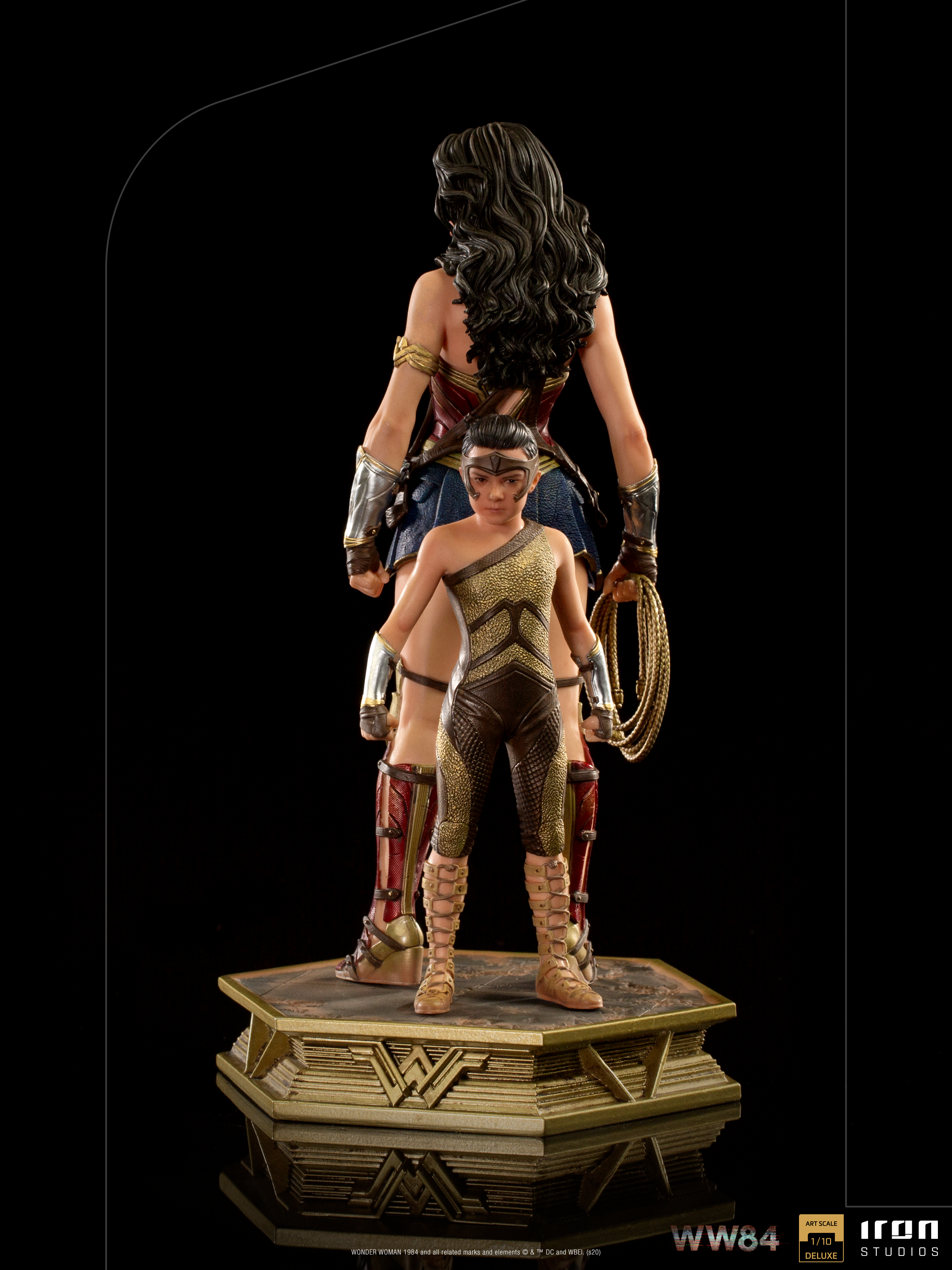 IRON Studios: DC WW84  - Wonder Woman y Diana Deluxe Escala de Arte 1/10