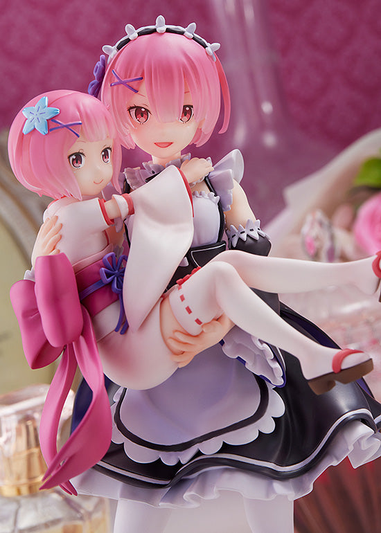 Sega Scale Figure: Re Zero Starting Life In Another World - Ram Y Childhood Ram Escala 1/7