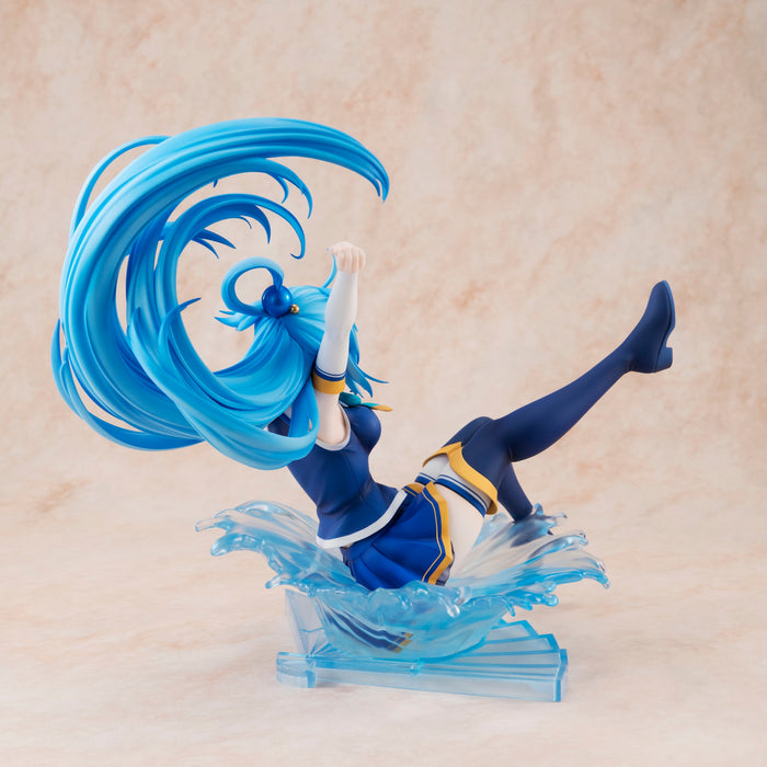 Kadokawa Scale Figure: Kono Suba Gods Blessing On This Wonderful World - Aqua Sneaker Bunko 30 Aniversario Escala 1/7