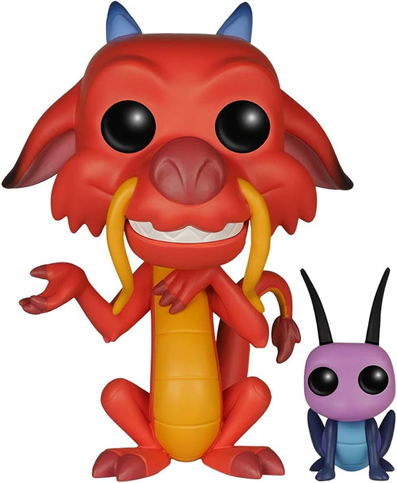 Funko Pop Disney: Mulan - Mushu y El Grillo De La Suerte