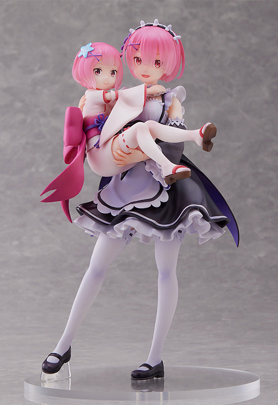 Sega Scale Figure: Re Zero Starting Life In Another World - Ram Y Childhood Ram Escala 1/7