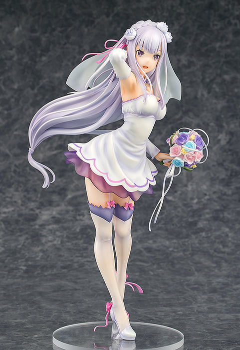 Phat Company Scale Figure: Re Zero Starting Life In Another World - Emilia Wedding Escala 1/7