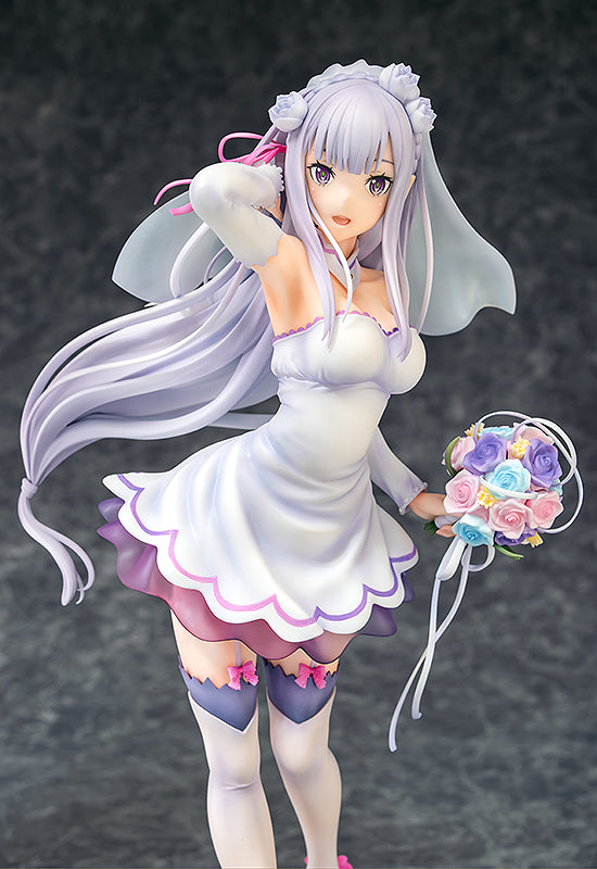 Phat Company Scale Figure: Re Zero Starting Life In Another World - Emilia Wedding Escala 1/7