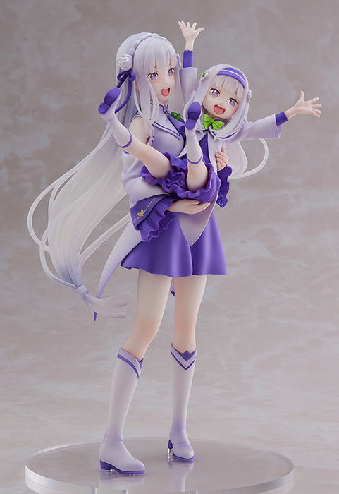 Sega Scale Figure: Re Zero Starting Life In Another World - Emilia Y Childhood Emilia Escala 1/7