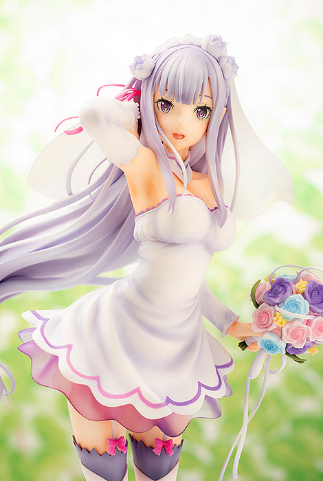 Phat Company Scale Figure: Re Zero Starting Life In Another World - Emilia Wedding Escala 1/7