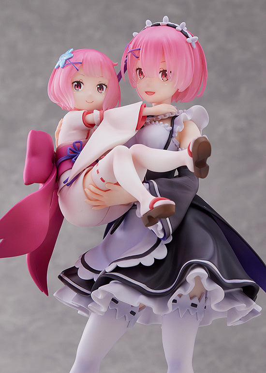 Sega Scale Figure: Re Zero Starting Life In Another World - Ram Y Childhood Ram Escala 1/7