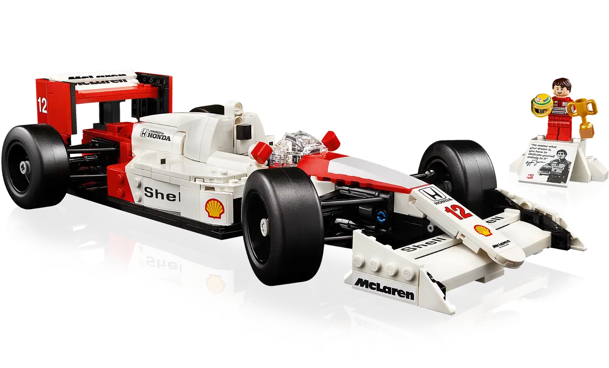 LEGO Icons McLaren MP4/4 y Ayrton Senna 10330