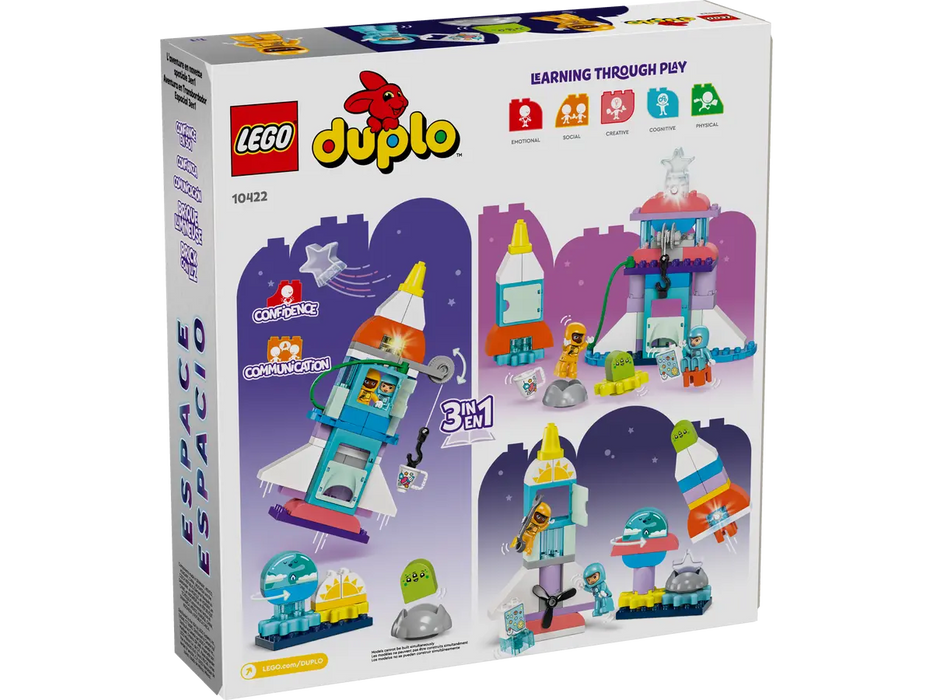 LEGO DUPLO Aventura en Cohete Espacial 3 en 1 10422