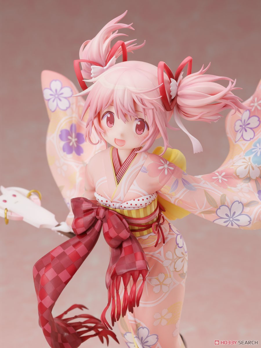 Furyu Scale Figure: Magia Record Puella Magi Madoka - Madoka Kaname Kimono Escala 1/7