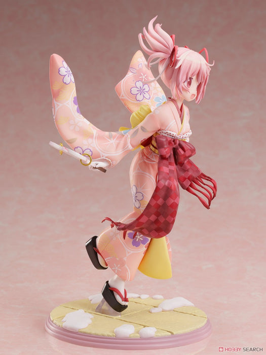 Furyu Scale Figure: Magia Record Puella Magi Madoka - Madoka Kaname Kimono Escala 1/7