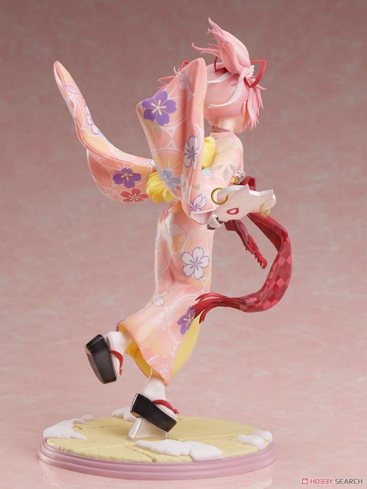 Furyu Scale Figure: Magia Record Puella Magi Madoka - Madoka Kaname Kimono Escala 1/7