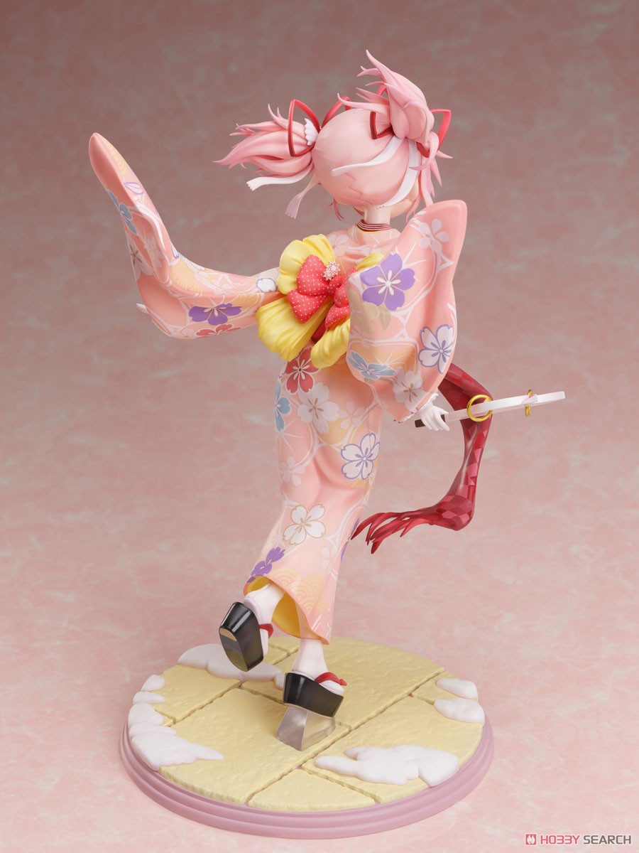 Furyu Scale Figure: Magia Record Puella Magi Madoka - Madoka Kaname Kimono Escala 1/7