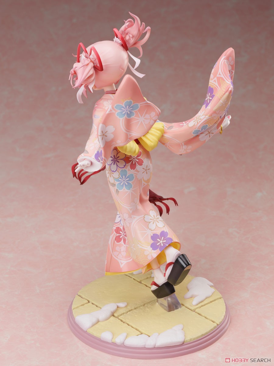 Furyu Scale Figure: Magia Record Puella Magi Madoka - Madoka Kaname Kimono Escala 1/7