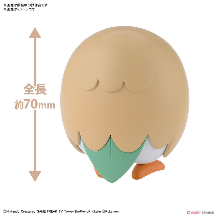 Bandai Hobby Gunpla Quick Model Kit: Pokemon - Rowlet