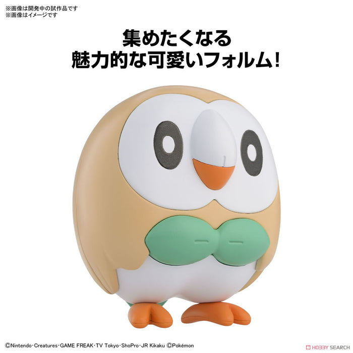 Bandai Hobby Gunpla Quick Model Kit: Pokemon - Rowlet