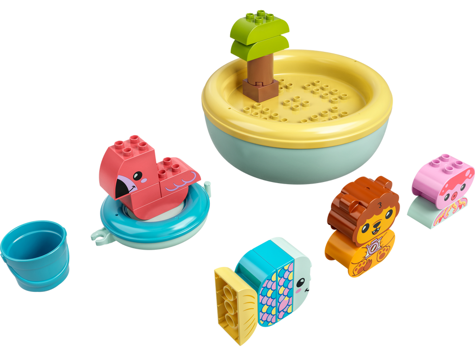 LEGO DUPLO My First Diversion en el Ba√±o: Isla de los Animales Flotante 10966