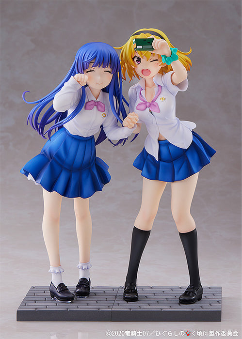 Miyuki Scale Figure: Higurashi When They Cry Sotsu - Rika Furude Uniforme Escolar Escala 1/7