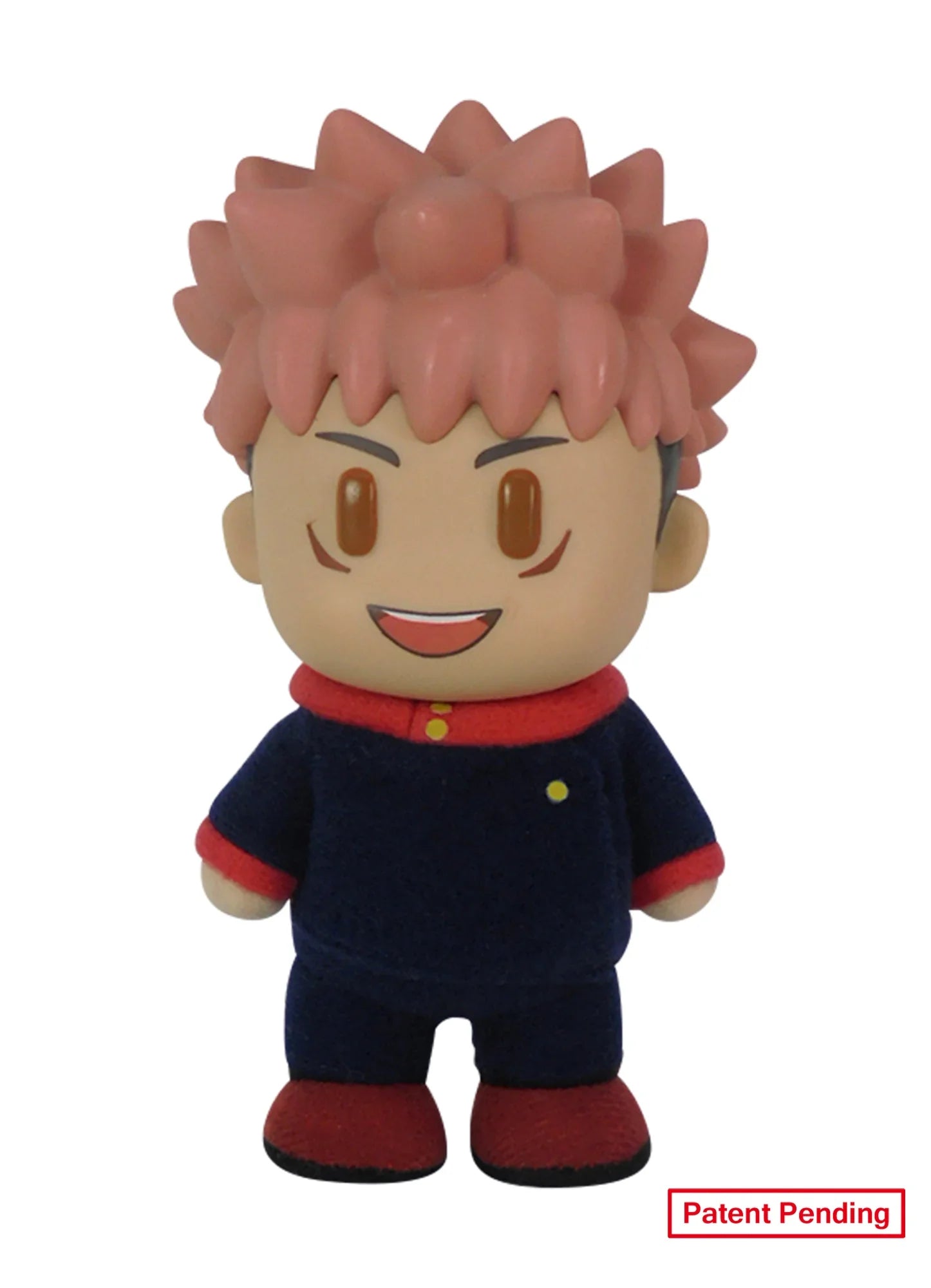 Great Eastern Figurekey: Jujutsu Kaisen - Yuji Itadori en Uniforme Peluche 4.5 Pulgadas