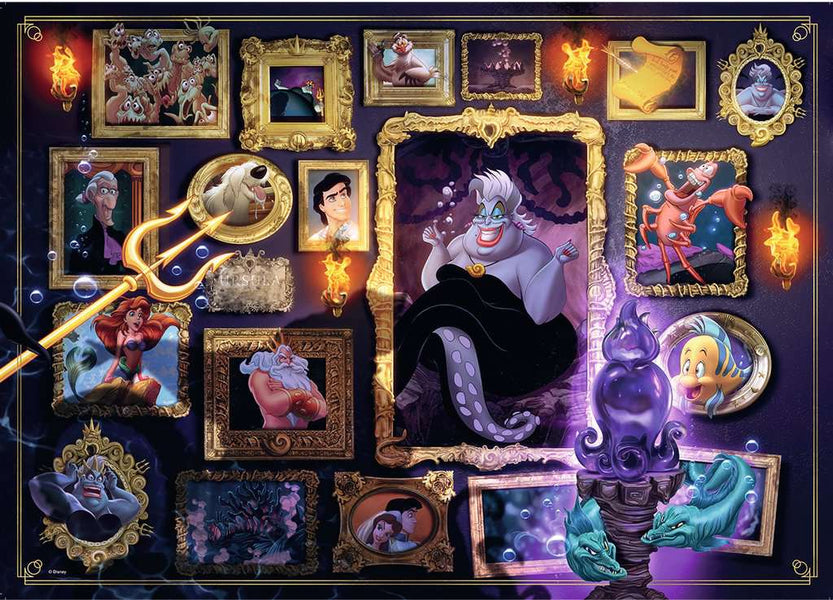 Ravensburger, puzzle adultos 1000 piezas 'Disney' 'Las villanas Disney'  (1/1) - Regaliz Distribuciones Español