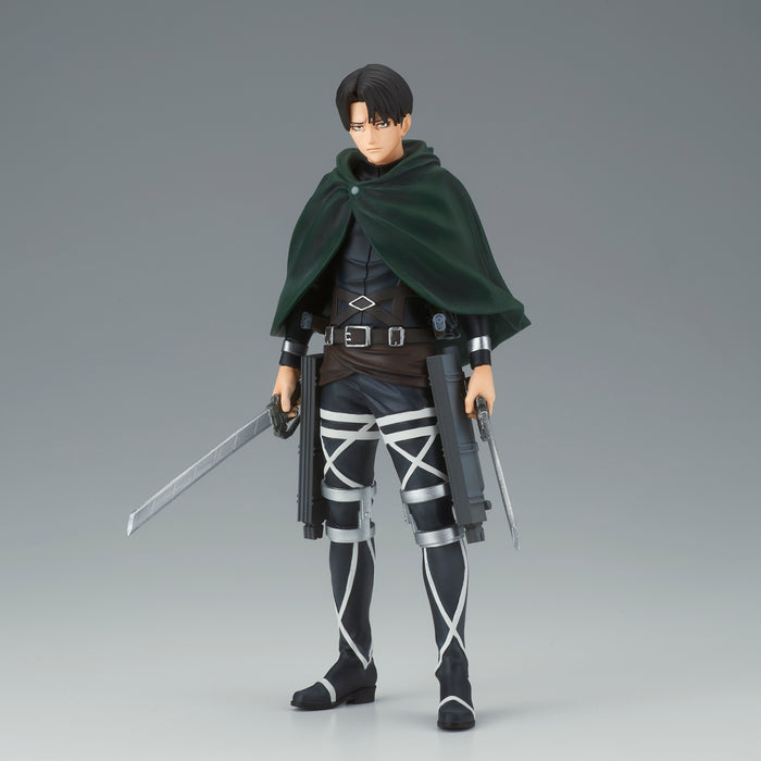 Banpresto: Attack On Titan The Final Season - Levi Con Espadas