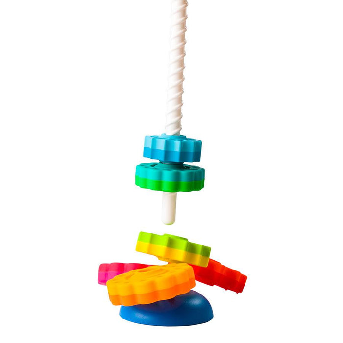 Fat Brain Toy: Juguete para bebe - Sping Again Torre Giratoria