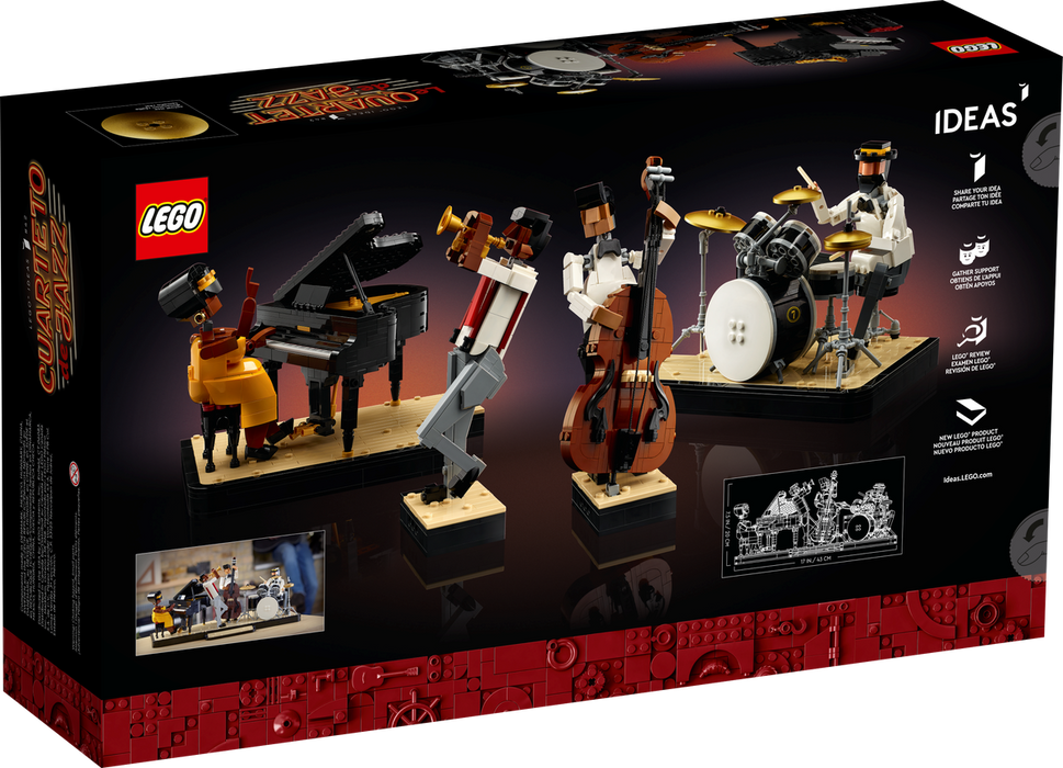 LEGO Ideas Cuarteto de Jazz 21334