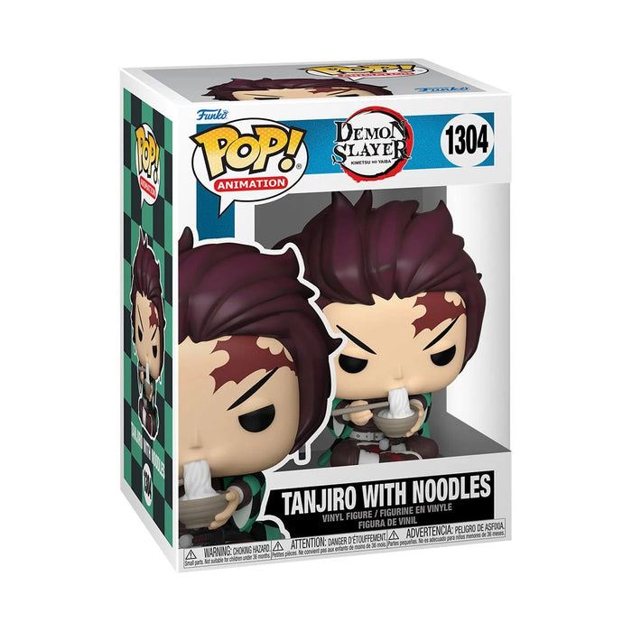 Funko Pop Animation: Demon Slayer - Tanjiro con Tazon De Tallarines