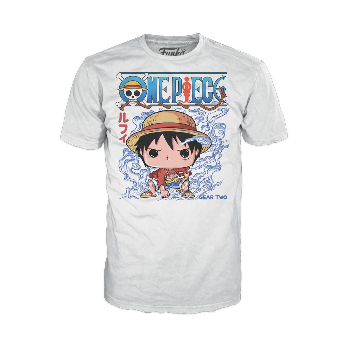 Funko Boxed Tee: One Piece - Luffy Gear Two Playera 2XL