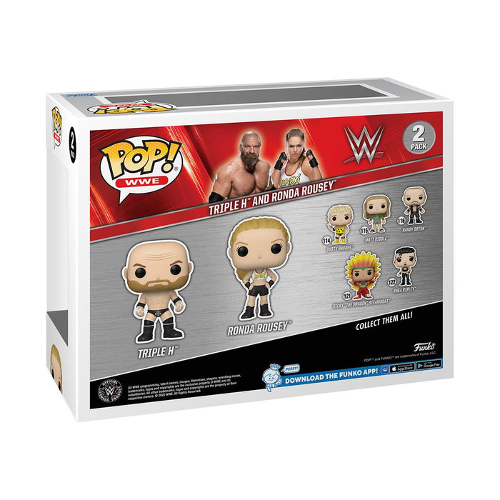 Funko Pop WWE: WrestleMania 34 - Ronda Rousey Vs Triple H 2 Pack