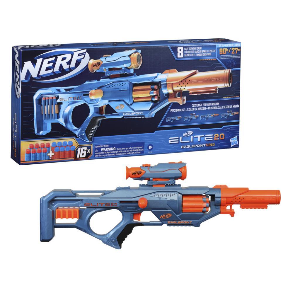 Nerf Elite 2.0: Eaglepoint Rd 8 Lanzador De Dardos