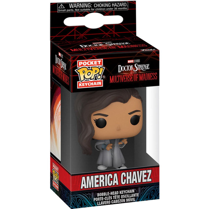 Funko Pop Keychain: Doctor Strange Multiverse of Madness - America Chavez  Kamar Taj Llavero