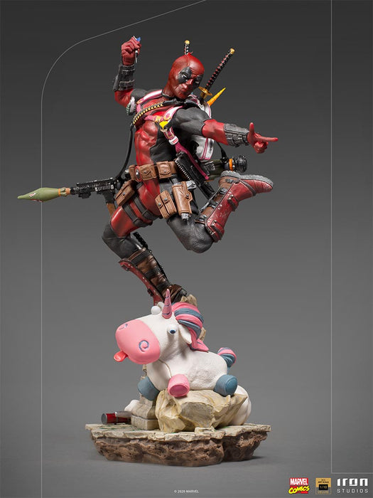 IRON Studios: Marvel X Men - Deadpool Deluxe BDS Escala de Arte 1/10