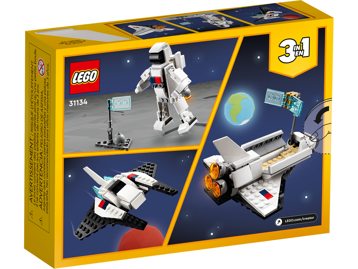 LEGO DUPLO - Aventura en lanzadera espacial 3 en 1 - 10422, Lego City