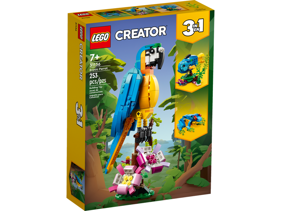 LEGO Creator 3 en 1 Loro Ex‚àö‚â•tico 31136